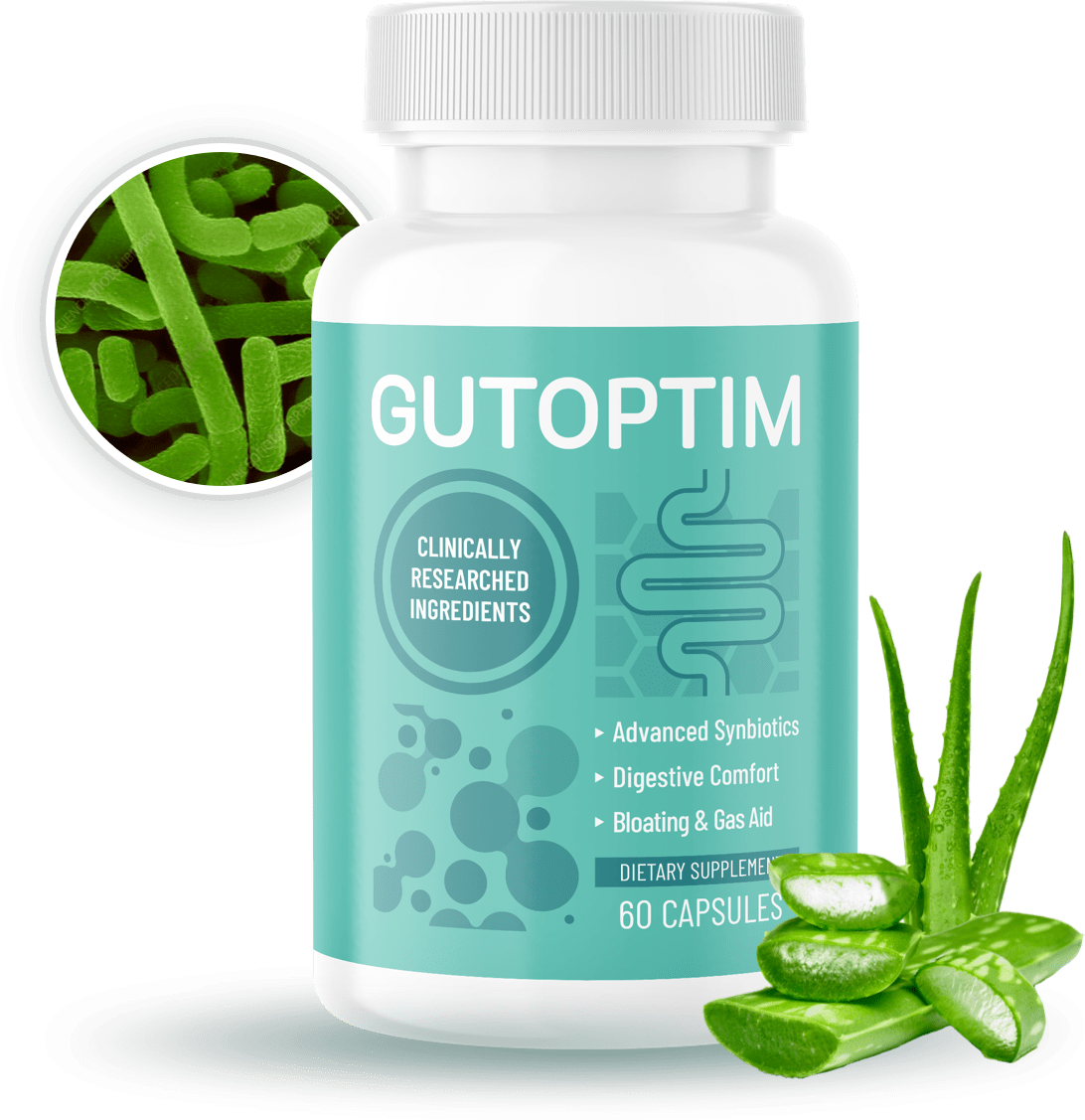 GutOptim supplement bottle presentation